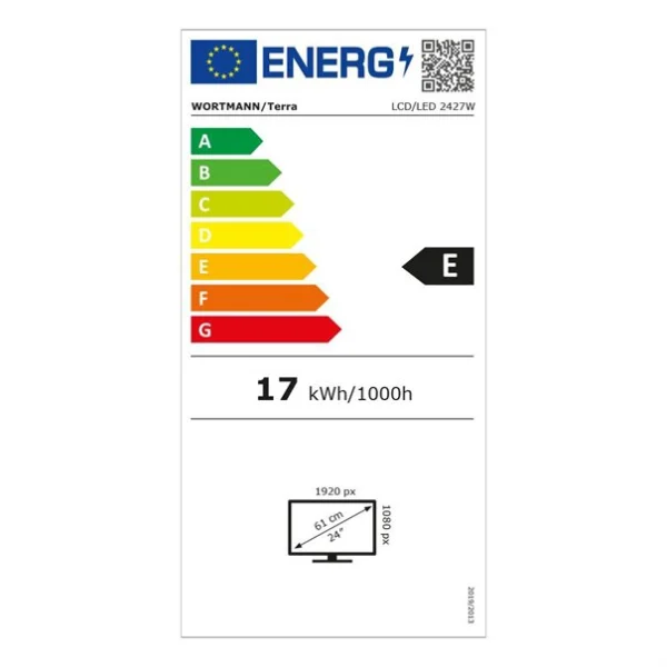 TERRA LCD/LED 2427W V2 black HDMI, DP, USB-C, GREENLINE PLUS – Image 4
